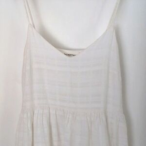 Mara Hoffman Agnes Midi White Dress Tank Size M